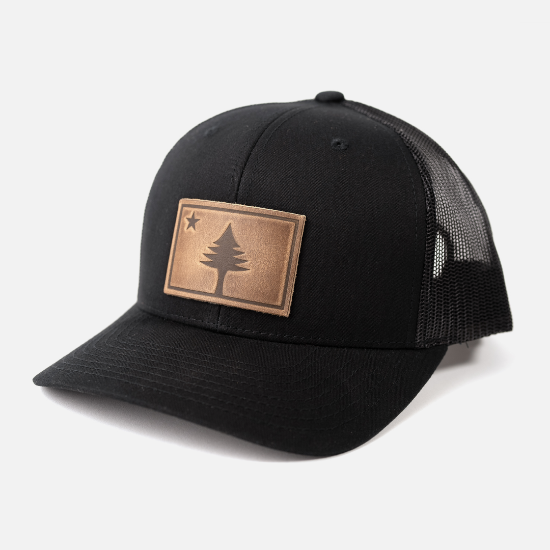 Maine Flag Hat – Range Leather Co1