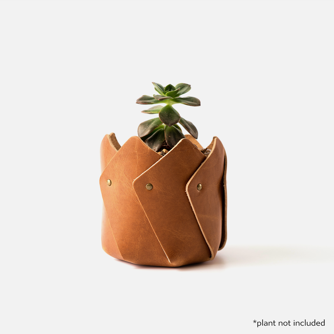small brown plant pots Morgan Planter