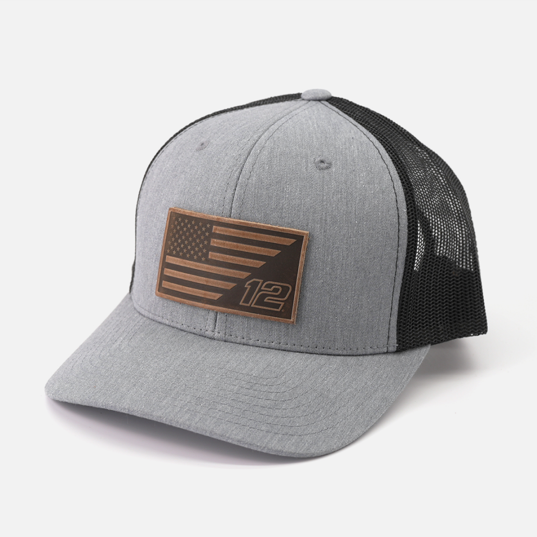 12 American Flag Hat Range Leather Co