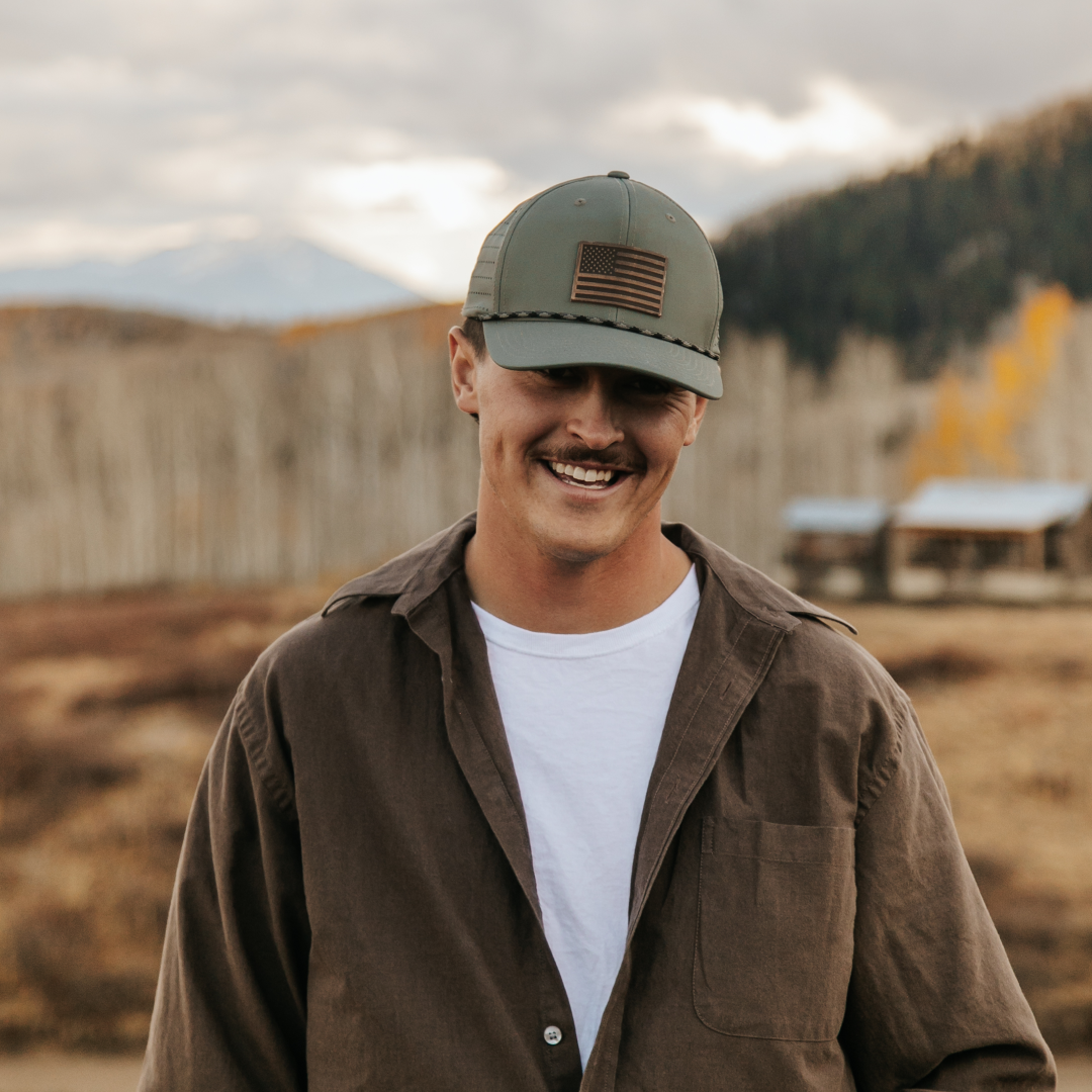 American Flag Sports Performance Hat