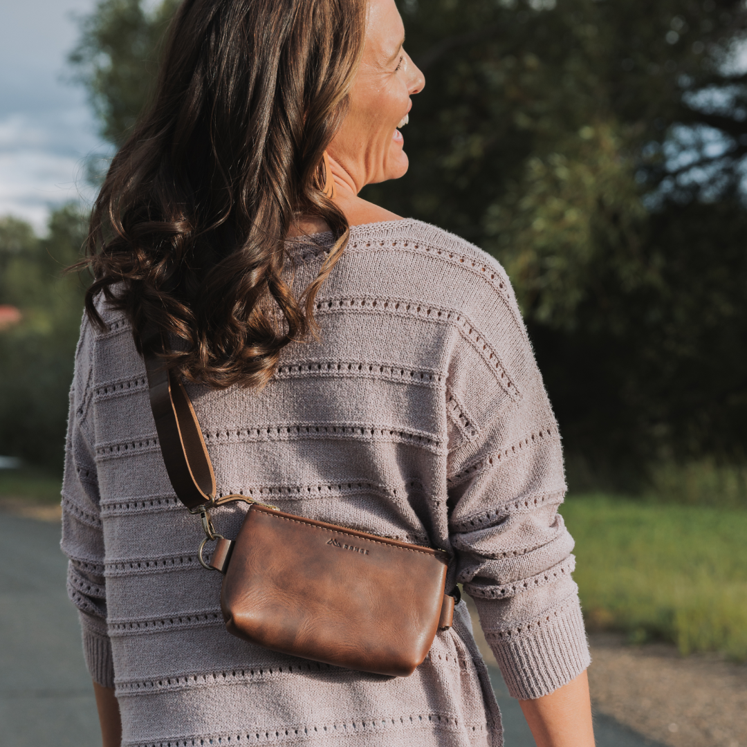 Mini leather belt bag discount
