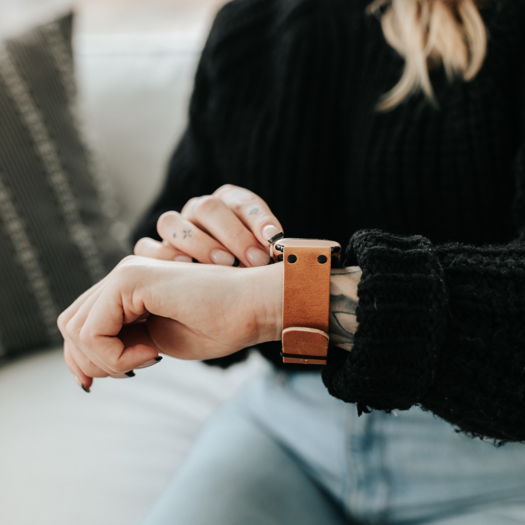 Riveted Apple Watch Band