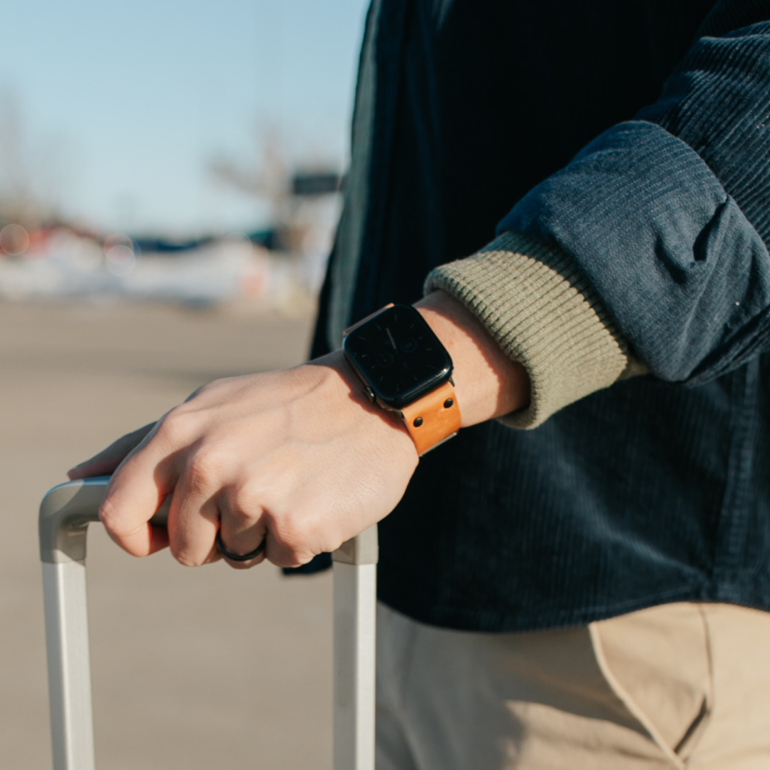 Riveted Apple Watch Band Range Leather Co