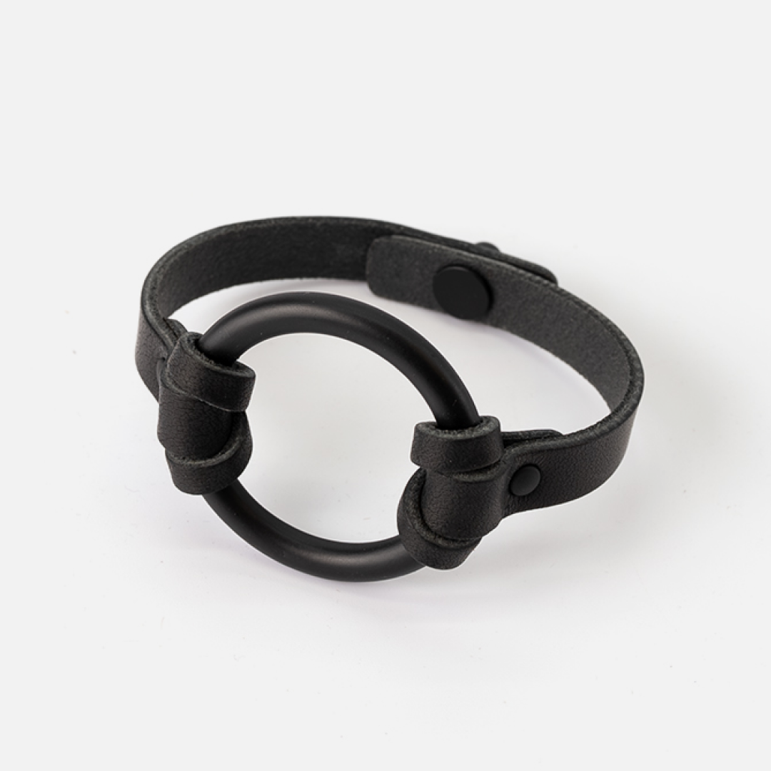 Leather 2025 ring bracelet