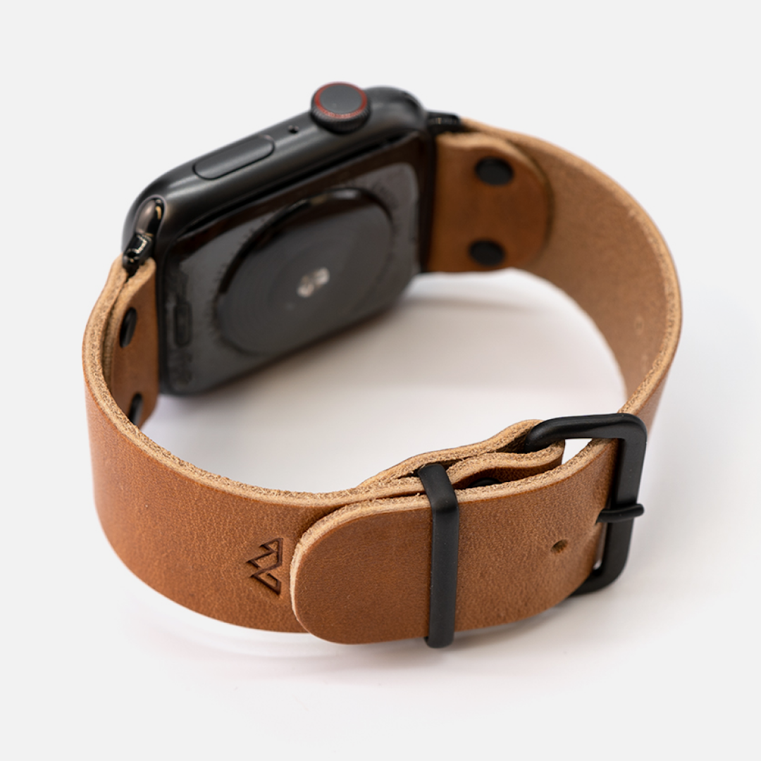 Apple watch full grain leather band on sale
