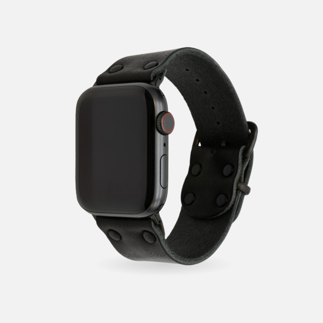 konstant øverste hak sammensatte Riveted Apple Watch Band – Range Leather Co